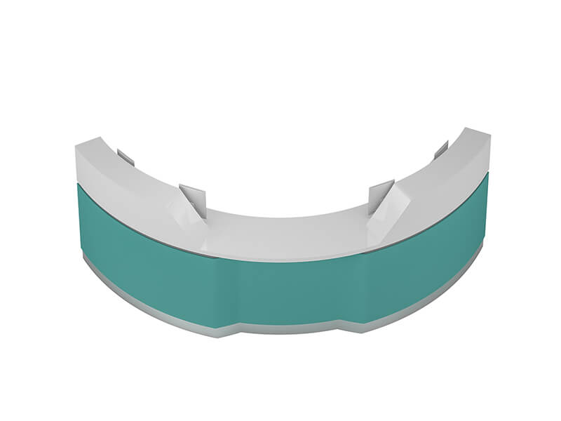Curved nurse station