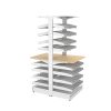 One-Bank Single-Sided Modular Medical Pharmacy Shelf One-Bank Single-Sided Modular Medical Pharmacy Shelf