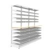 Three-Bank Single-Sided Modular Medical Pharmacy Shelf Three-Bank Single-Sided Modular Medical Pharmacy Shelf