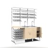 Three-Bank Single-Sided Modular Medical Pharmacy Shelf system Three-Bank Single-Sided Modular Medical Pharmacy Shelf system