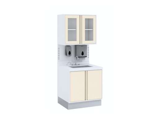 treatment cabinet with sinker and tap treatment cabinet with sinker and tap