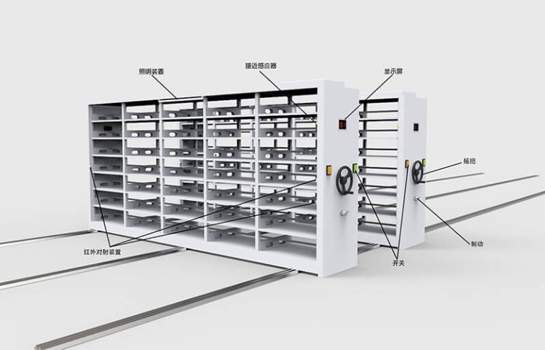 electric mobile compact shelving