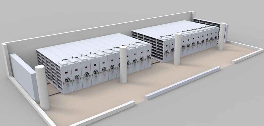 electric mobile compact shelving final Design